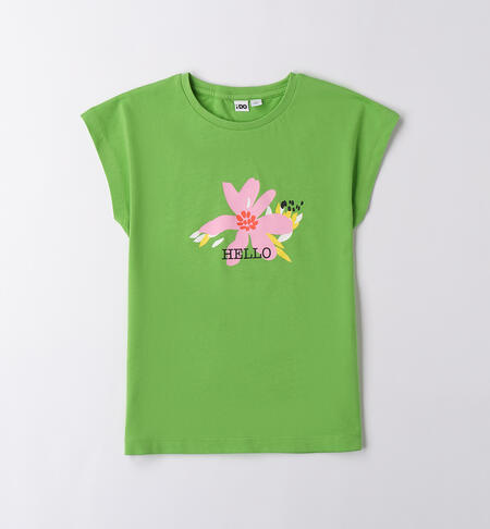 T-Shirt per ragazza VERDE