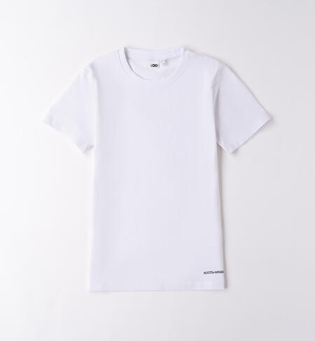 T-Shirt per ragazzo iDO BIANCO