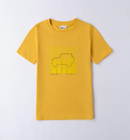 T Shirt ragazzo iDO GIALLO