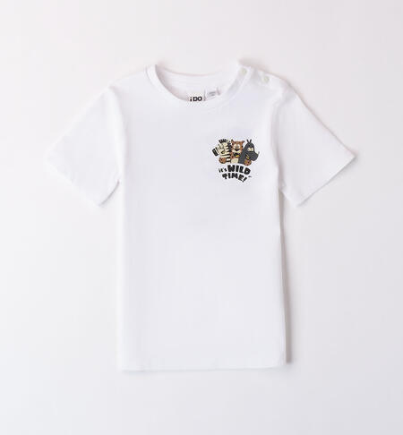 T-shirt savana per bambino BIANCO-0113