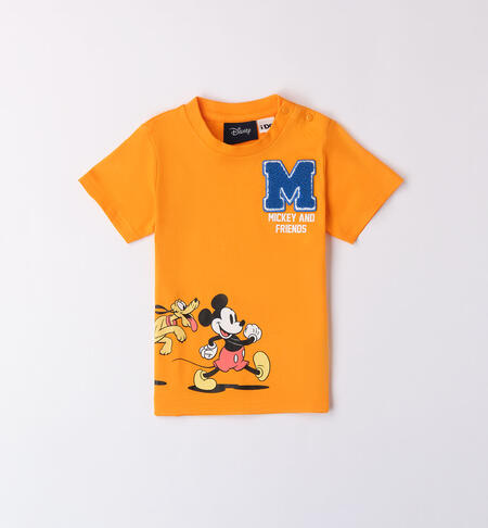Boys' Mickey Mouse T-shirt ORANGE