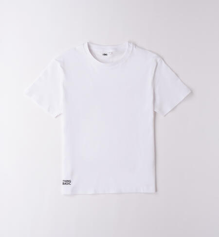 Unisex T-Shirt for boys WHITE