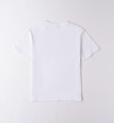 Unisex T-Shirt for boys BIANCO-0113