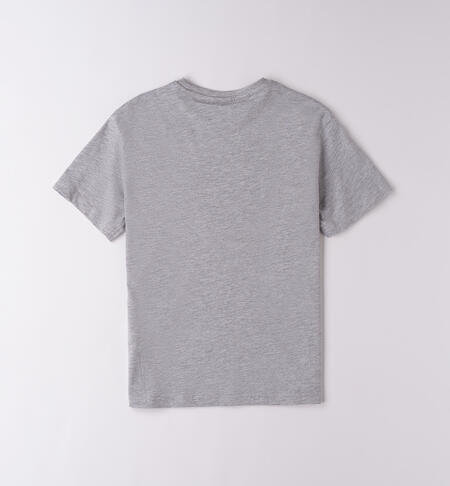 Unisex T-Shirt for boys GRIGIO MELANGE-8992