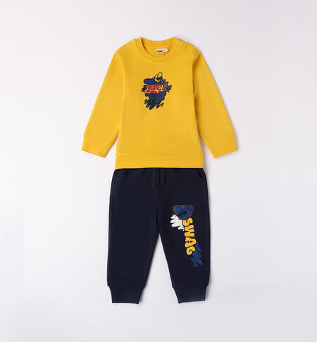 Two-piece baby suit GIALLO-1614