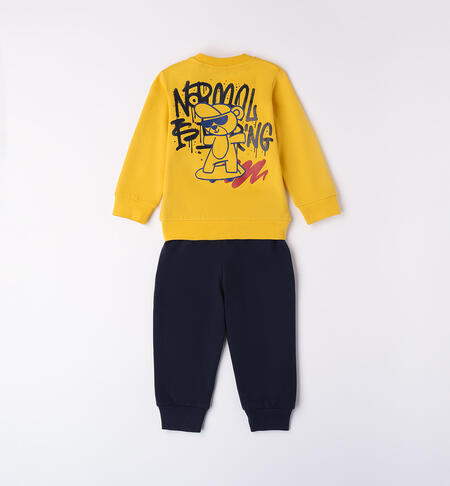 Two-piece baby suit GIALLO-1614