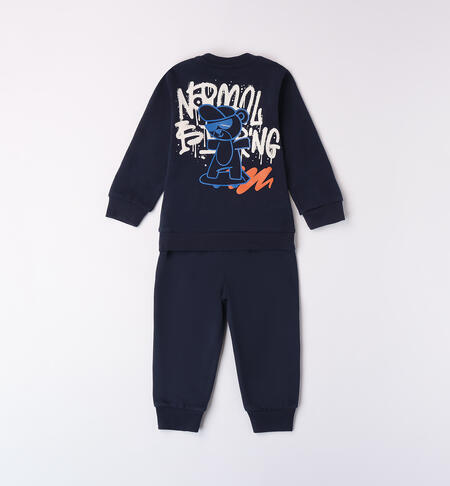 Two-piece baby suit NAVY-3885