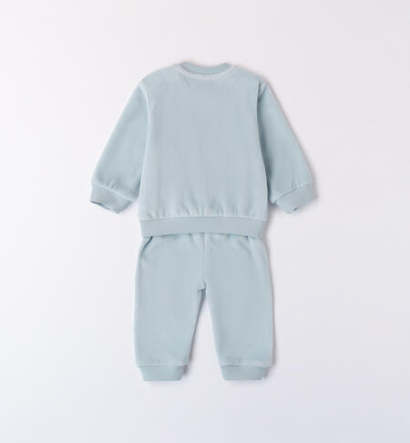 Velvet Baby Girl Suit ACQUA-3944