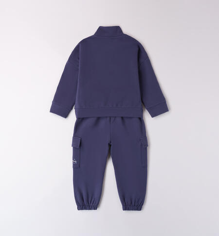 TWO PIECES JOGGING SUIT  NAVY-3557