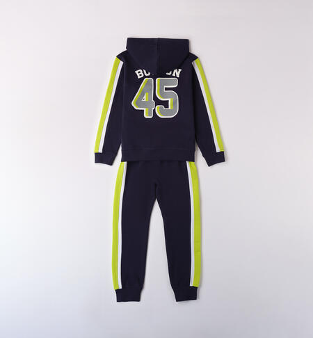 TWO PIECES JOGGING SUIT  NAVY-3854