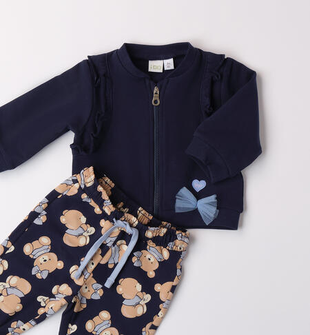 Winter Baby Girl Suit NAVY-3558