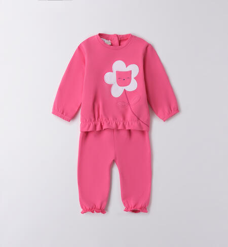 iDO Baby Girl Romper FUCHSIA