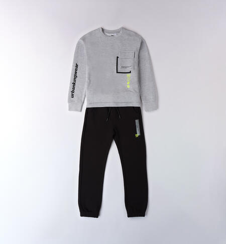 iDO boy's tracksuit GRIGIO MELANGE-8992