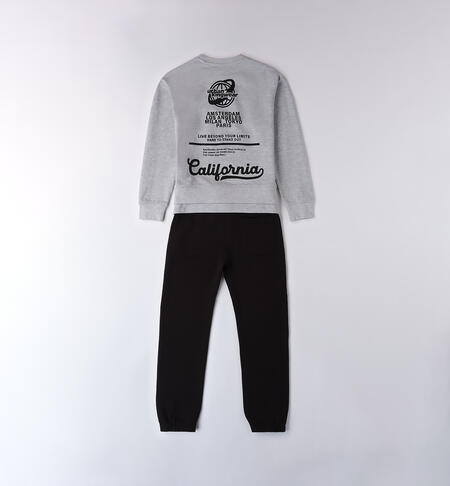 iDO boy's tracksuit GRIGIO MELANGE-8992