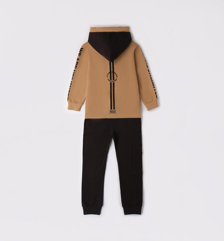 Boy's tracksuit 100% cotton NERO-0658