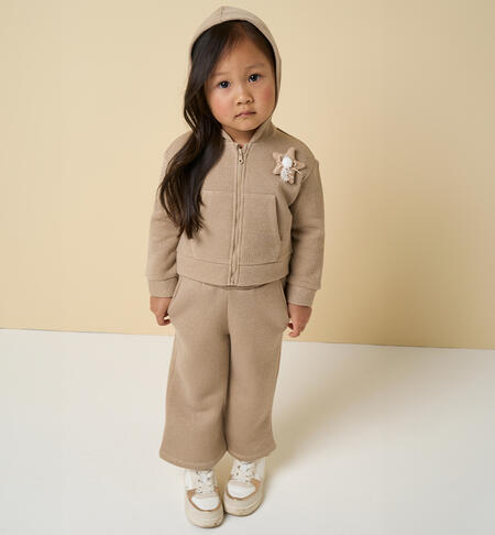 Tuta sportiva bambina BEIGE