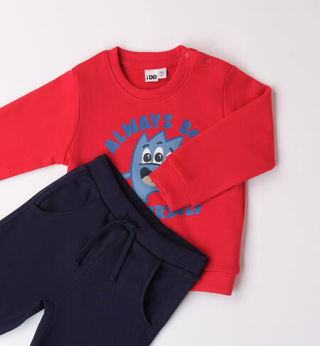 Boys' tracksuit ROSSO-2251