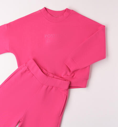 Girl's tracksuit FUXIA-2438