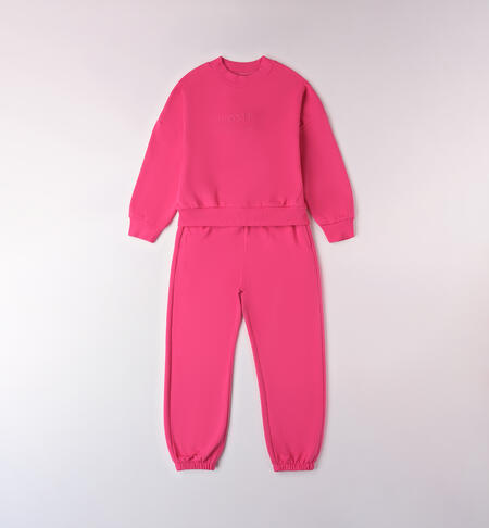 Girl's tracksuit FUXIA-2438