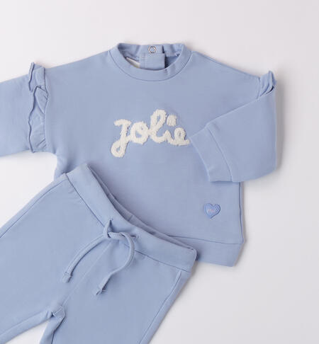 Baby Girl Sports Suit AZZURRO-3661