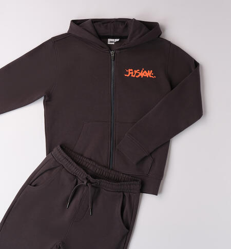 Boy's tracksuit GRIGIO SCURO-0691