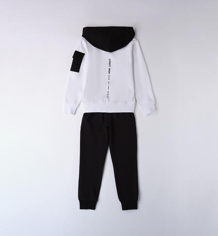 Boy's sports tracksuit BIANCO-0113