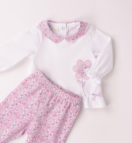 Two-Piece Baby Girl Romper LILLA-3411