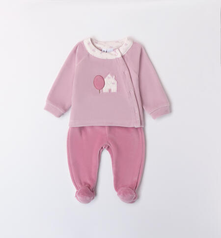 Velvet Baby Girl Romper MALVA-3016