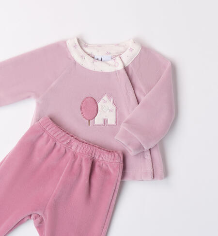 Velvet Baby Girl Romper MALVA-3016