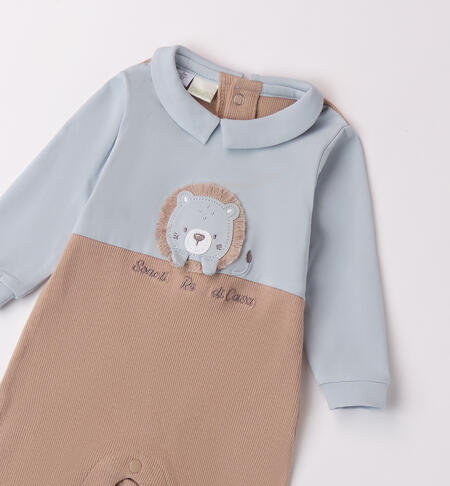 Cotton Newborn Romper BEIGE-0437