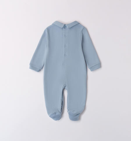 Cotton Baby Romper L.BLUE-3964