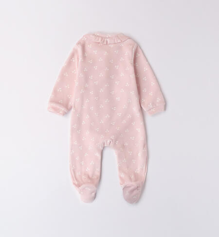 Winter Baby Girl Romper ROSA-PANNA-6ATB