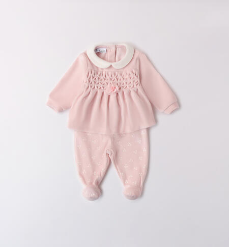 Winter Baby Girl Romper PINK-2714