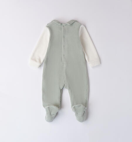 Winter Baby Romper VERDE SALVIA-4817