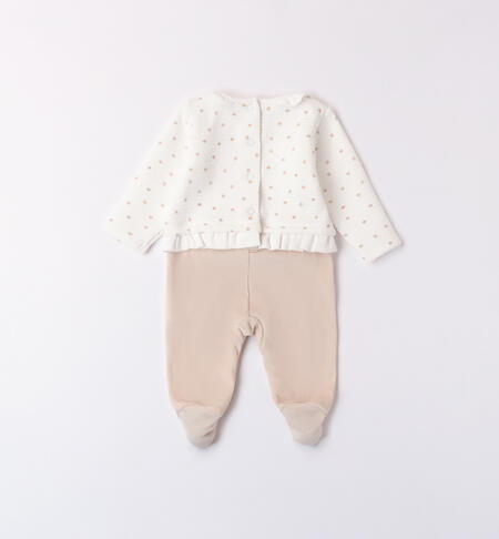 Tutina neonata intera
 PANNA-BEIGE-6ATG