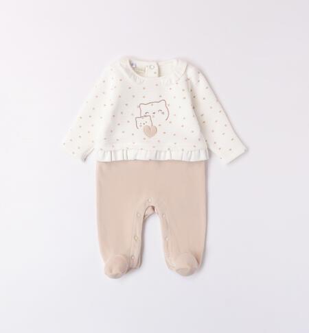 Tutina neonata intera
 PANNA-BEIGE-6ATG