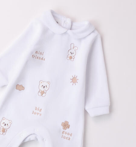 Unisex Baby Romper BIANCO-0113