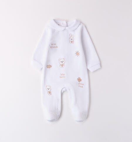 Unisex Baby Romper BIANCO-0113