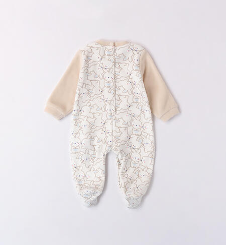 Velvet Baby Romper PANNA-BEIGE-6ASV