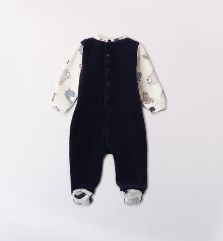 Overalls-style Baby Romper NAVY-3558