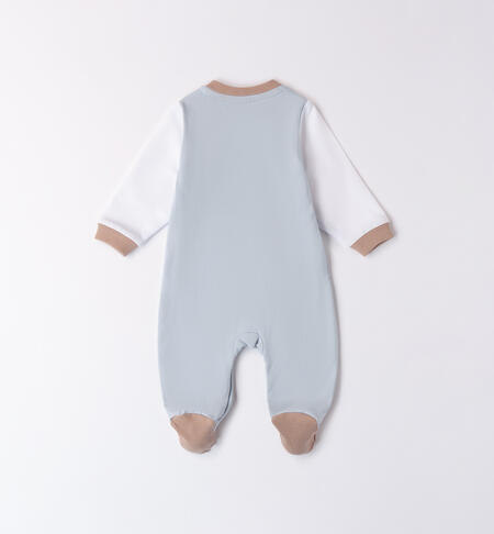 Cotton Baby Romper CELESTIAL BLUE-3824