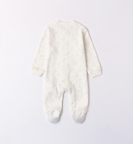 Unisex Baby Romper PANNA-BEIGE-6AUN