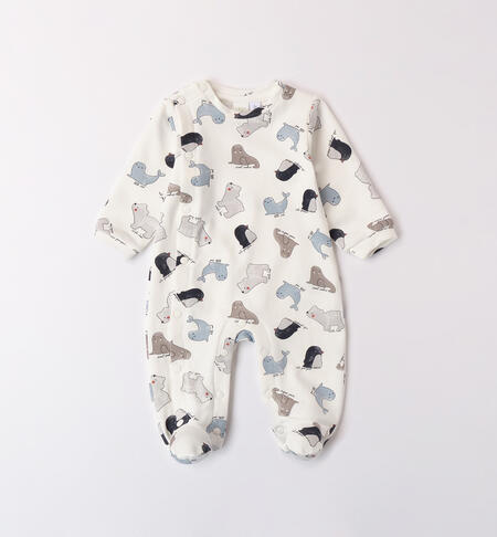 Tutina neonato stampa allover
 PANNA-NAVY-6ASW