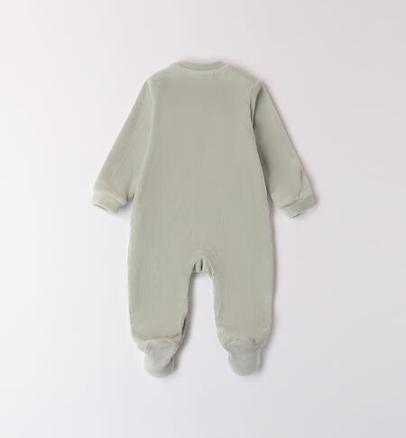 Baby Boy Romper VERDE SALVIA-4817