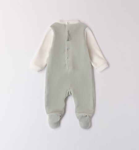 Baby Romper VERDE SALVIA-4817