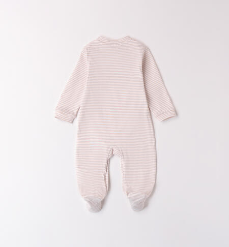 Unisex Baby Romper BEIGE-0434