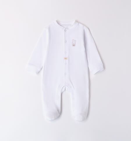 Unisex Baby Romper WHITE