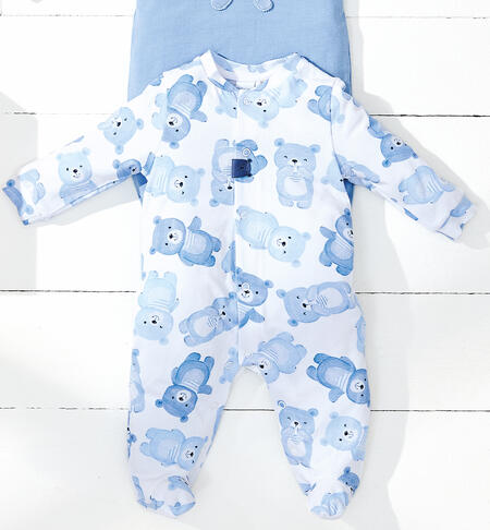 iDO Newborn Rompers LIGHT BLUE